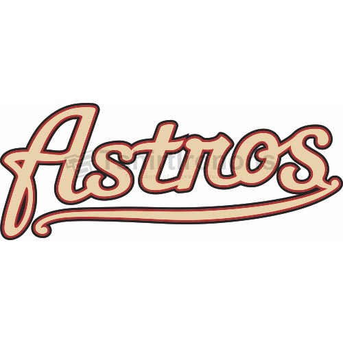 Houston Astros T-shirts Iron On Transfers N1608 - Click Image to Close